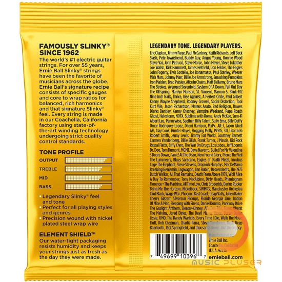 ERNIE BALL SKINNY TOP BEEFY BOTTOM SLINKY NICKEL WOUND ELECTRIC GUITAR STRINGS 10 - 54 GAUGE ERNIE BALL SKINNY TOP BEEFY BOTTOM SLINKY NICKEL WOUND ELECTRIC GUITAR STRINGS 10 - 54 GAUGE
