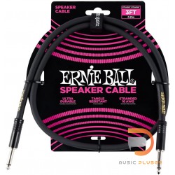 ERNIE BALL SPEAKER CABLE 3FT S/S Black