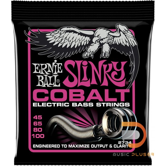 ERNIE BALL SUPER SLINKY COBALT ELECTRIC BASS STRINGS 45-100 ERNIE BALL SUPER SLINKY COBALT ELECTRIC BASS STRINGS 45-100