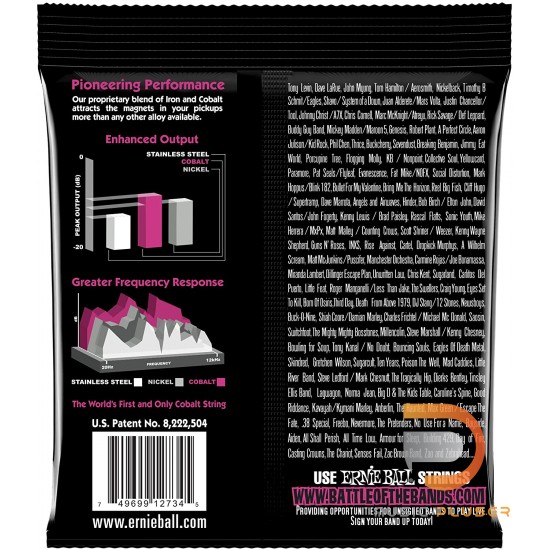 ERNIE BALL SUPER SLINKY COBALT ELECTRIC BASS STRINGS 45-100 ERNIE BALL SUPER SLINKY COBALT ELECTRIC BASS STRINGS 45-100