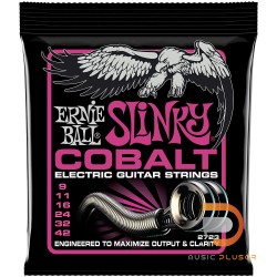 ERNIE BALL SUPER SLINKY COBALT ELECTRIC GUITAR STRINGS 9-42