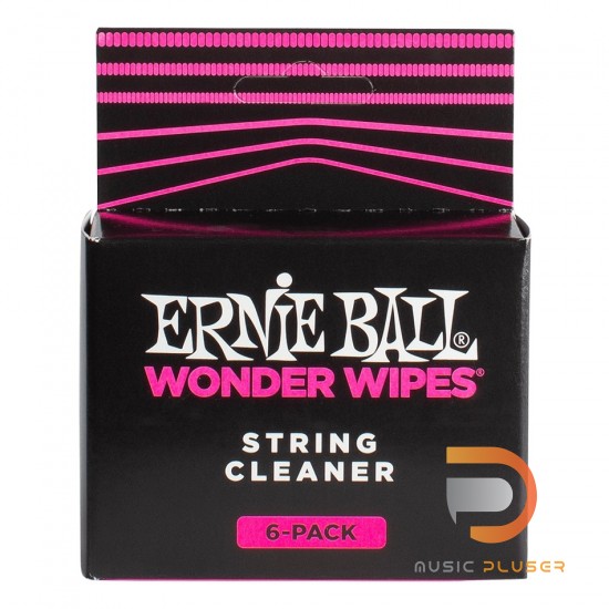 ERNIE BALL WONDER WIPES STRING CLEANER 6 PACK ERNIE BALL WONDER WIPES STRING CLEANER 6 PACK