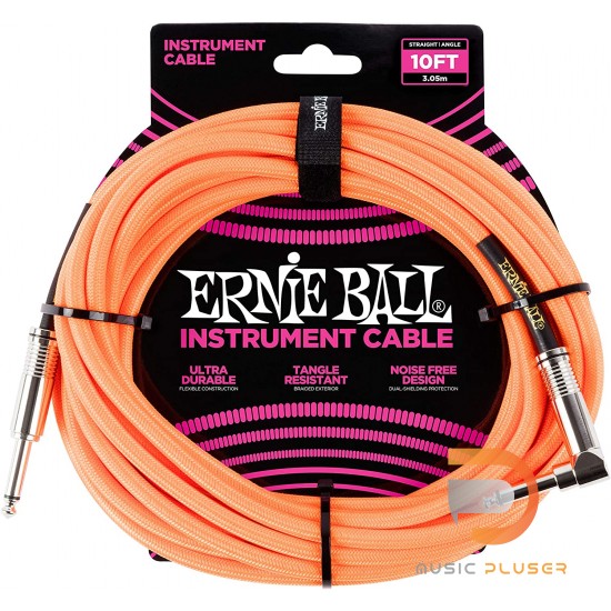 Ernie Ball 10 FEET BRAIDED S/A INST CABLE