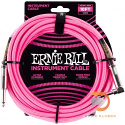 Ernie Ball 18 FEET BRAIDED S/A INST CABLE
