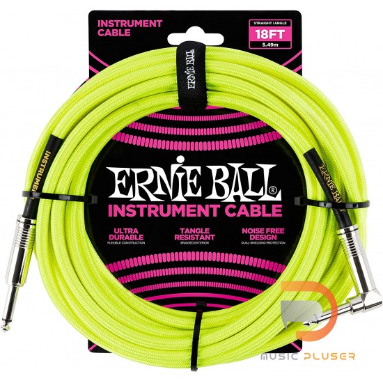Ernie Ball 18 FEET BRAIDED S/A INST CABLE Ernie Ball 18 FEET BRAIDED S/A INST CABLE
