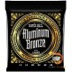 สายกีตาร์โปร่ง Ernie Ball Aluminum Bronze Light 011-052