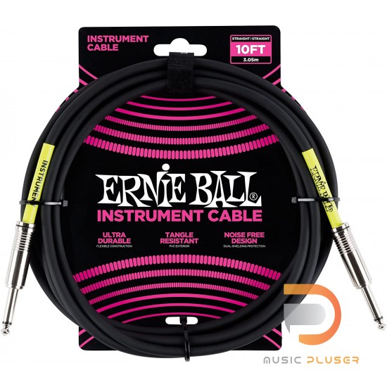 Ernie Ball Classic Cable 10ft Straight/Straight Ernie Ball Classic Cable 10ft Straight/Straight