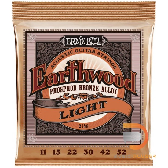 สายกีตาร์โปร่ง Ernie Ball Earthwood Phosphor Bronze Medium Light 012-054