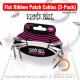 Ernie Ball Flat Ribbon Patch Cables (3-Pack)