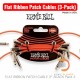 Ernie Ball Flat Ribbon Patch Cables (3-Pack)