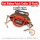 Ernie Ball Flat Ribbon Patch Cables (3-Pack)
