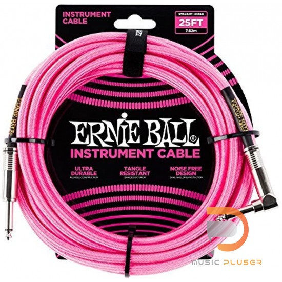 Ernie Ball INSTRUMENT CABLE 25FT S/A