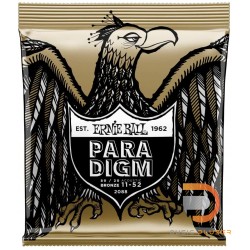 สายกีตาร์โปร่ง Ernie Ball Paradigm 80/20 Bronze Light 011-052