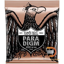 สายกีตาร์โปร่ง Ernie Ball Paradigm Phosphor Bronze Extra Light 010-050