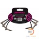 Ernie Ball SINGLE FLAT RIBBON PATCH CABLE 6″ BLACK Ernie Ball SINGLE FLAT RIBBON PATCH CABLE 6″ BLACK