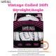 Ernie Ball Vintage Coiled 30ft Straight/Angle Ernie Ball Vintage Coiled 30ft Straight/Angle