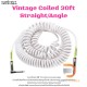 Ernie Ball Vintage Coiled 30ft Straight/Angle Ernie Ball Vintage Coiled 30ft Straight/Angle