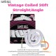 Ernie Ball Vintage Coiled 30ft Straight/Angle Ernie Ball Vintage Coiled 30ft Straight/Angle