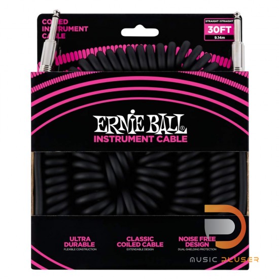 Ernie Ball Vintage Coiled 30ft Straight/Straight