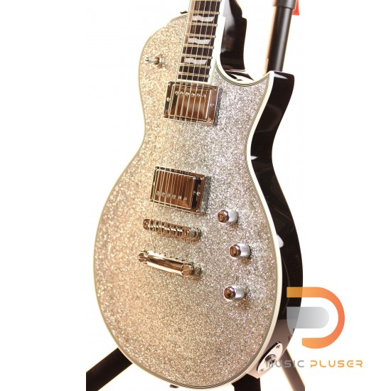 ESP USA Eclipse-II Silver Sparkle