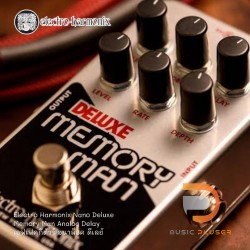 Electro Harmonix Nano Deluxe Memory Man Analog Delay เอฟเฟคกีต้าร์ อนาล็อค ดีเลย์ Made in USA