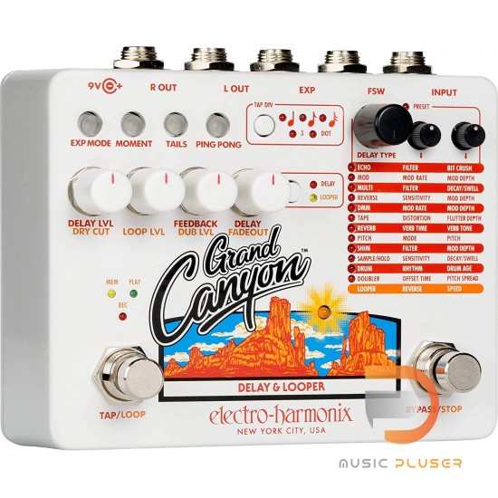 เอฟเฟคกีตาร์ Electro-Harmonix Grand Canyon Delay & Looper