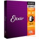 Elixir Acoustic Guitar Strings 8020 Bronze NanoWeb Coating Antirust Extra Light 010 – 047