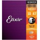 Elixir Acoustic Guitar Strings Phosphor Bronze NanoWeb Coating Antirust Extra Light 010 – 047