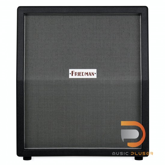 FRIEDMAN 212 VERTICAL SLANT CAB, SILVER BLACK WEAVE GRILLED