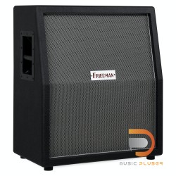 FRIEDMAN 212 VERTICAL SLANT CAB, SILVER BLACK WEAVE GRILLED