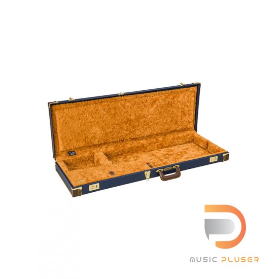 Fender Classic Series Wood Case Strat/Tele, Navy Blue Fender Classic Series Wood Case Strat/Tele, Navy Blue