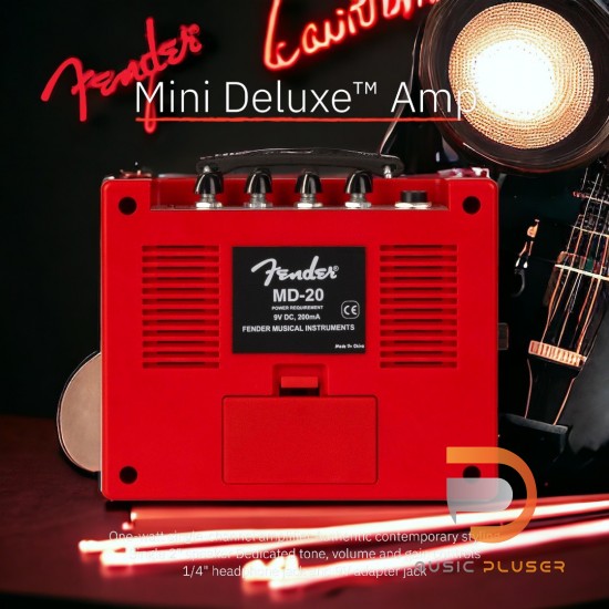 Fender Mini Deluxe Amp Red แอมป์กีตาร์