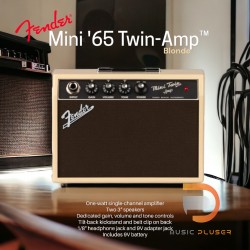 Fender Mini ’65 Twin Amp Blonde แอมป์กีตาร์