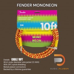Fender MonoNeon Instrument Cables 10 Ft.