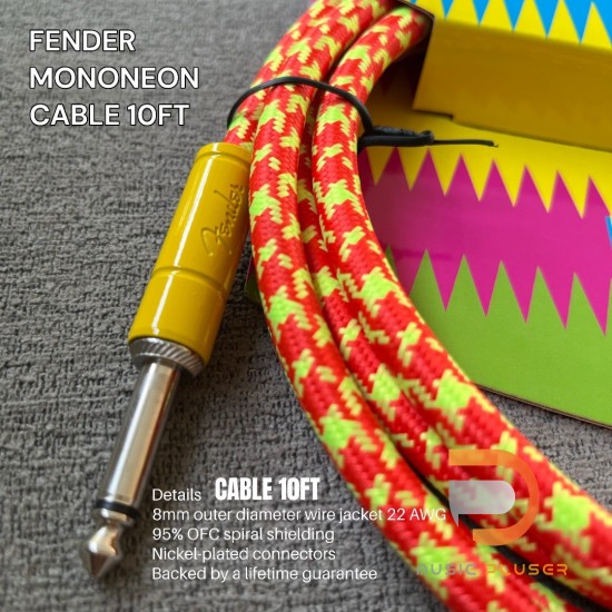 Fender MonoNeon Instrument Cables 10 Ft. Fender MonoNeon Instrument Cables 10 Ft.