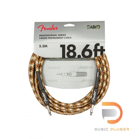 Fender Professional Series Instrument Cable 18.6 FT. Desert Camo Fender Professional Series Instrument Cable 18.6 FT. Desert Camo