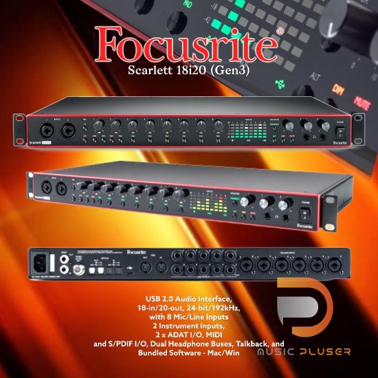 Focusrite Scarlett 18i20 (Gen3)