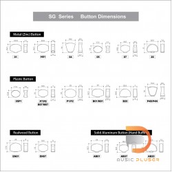 GOTOH Guitar Machine Heads SG381 Standard L6