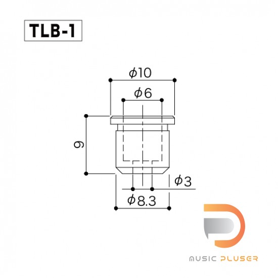 GOTOH Guitar String Bushing TLB-1 RELIC 6pcs