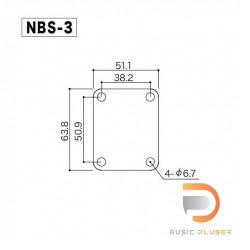 GOTOH Neck Joint Plate NBS-3 RELIC – RELIC Series