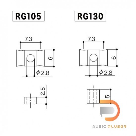 GOTOH String Retainer RG105 & RG130 Set