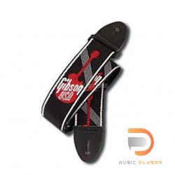 GIBSON ASGG-600 2" WOVEN STRAP WITH RED USA LOGO