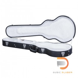 GIBSON LES PAUL HARDSHELL CASE BLACK WITH WHITE INTERIOR