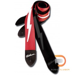 GIBSON LIGHTNING BOLT STYLE GUITAR STRAP