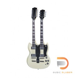 Gibson Alex Lifeson Double Neck Aged Classic White