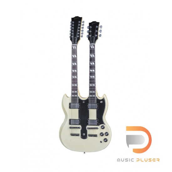 Gibson Alex Lifeson Double Neck Aged Classic White