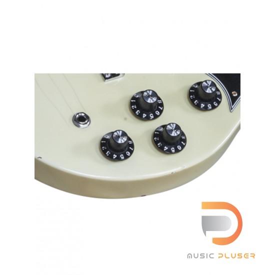 Gibson Alex Lifeson Double Neck Aged Classic White Gibson Alex Lifeson Double Neck Aged Classic White