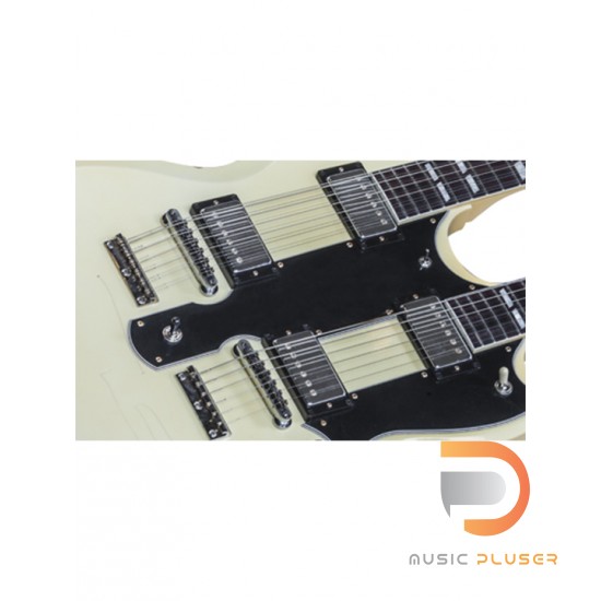 Gibson Alex Lifeson Double Neck Aged Classic White