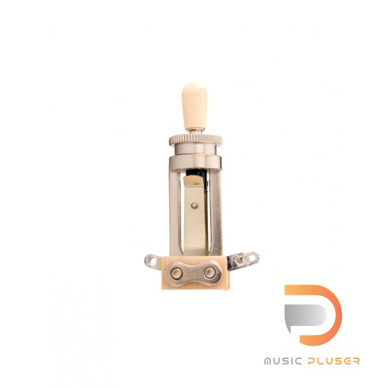 Gibson Straight-Type Toggle Switch with a Creme Switch Cap Gibson Straight-Type Toggle Switch with a Creme Switch Cap