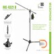 Gravity MS4321B Microphone Stand ขาตั้งไมโครโฟนแบบปรับระดับได้ พกพาสะดวก น้ำหนักเบา Gravity MS4321B Microphone Stand ขาตั้งไมโครโฟนแบบปรับระดับได้ พกพาสะดวก น้ำหนักเบา
